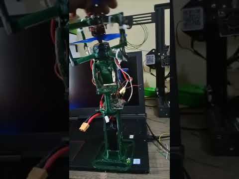 Coaxial drone development with thrust vectoring.
