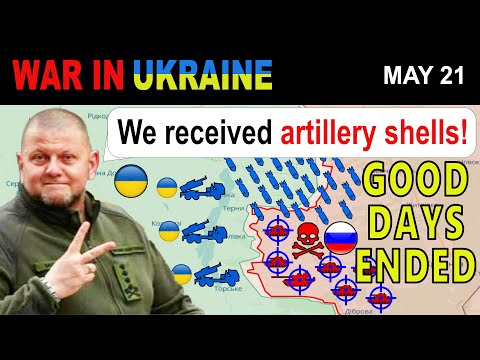 21 May: GAME CHANGER! Russian Tank Assault DEMOLISHED WITH ARTILLERY BARRAGE | War in Ukraine