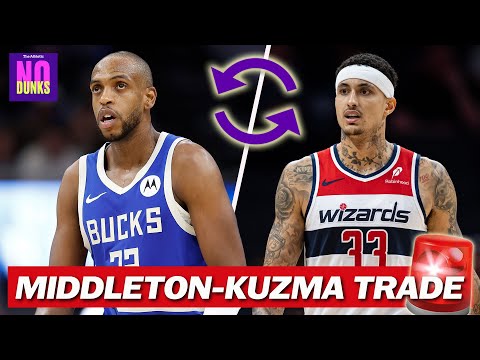 Bucks trade Khris Middleton to Wizards for Kyle Kuzma 🚨