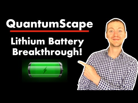 MASSIVE QS Stock News! -- Solid State Battery Breakthrough! -- (QuantumScape)