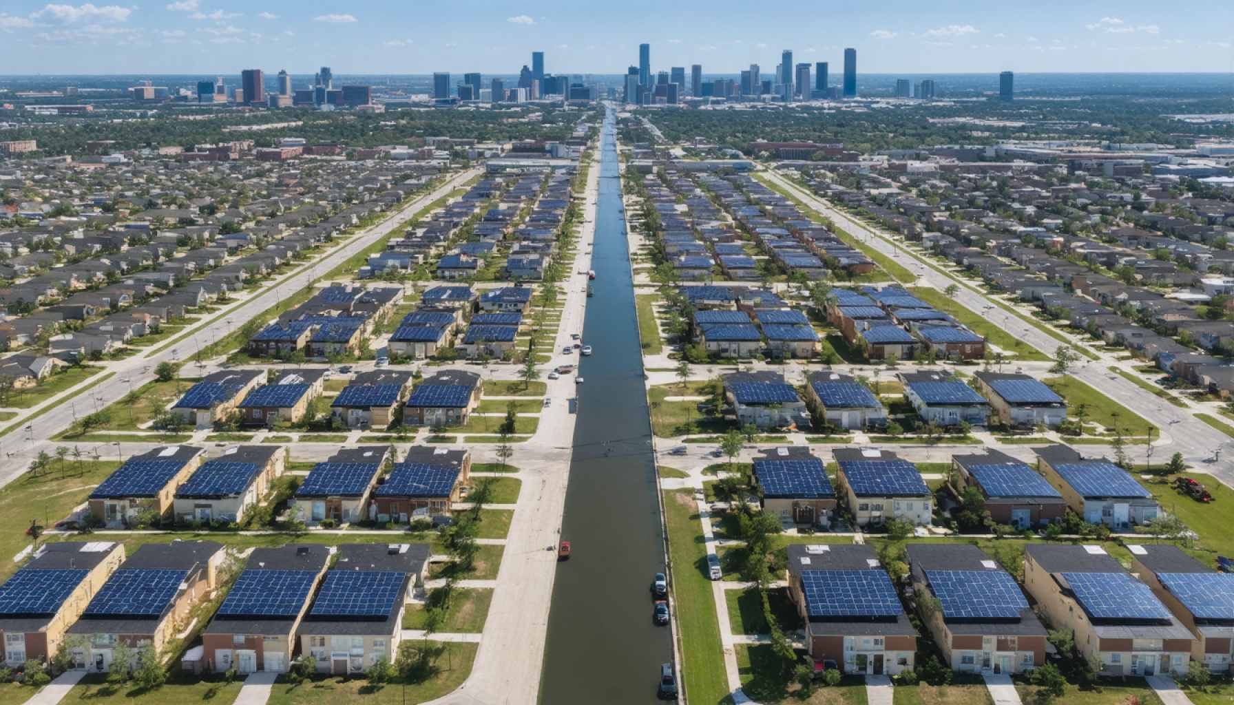 Houston’s New Solar-Powered Neighborhood Promises Resilience Amidst Power Outages