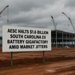 AESC Halts $1.6 Billion South Carolina EV Battery Gigafactory Amid Market Jitters
